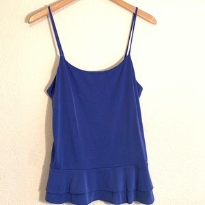 Banana Republic Electric Blue Cami Top Sz M